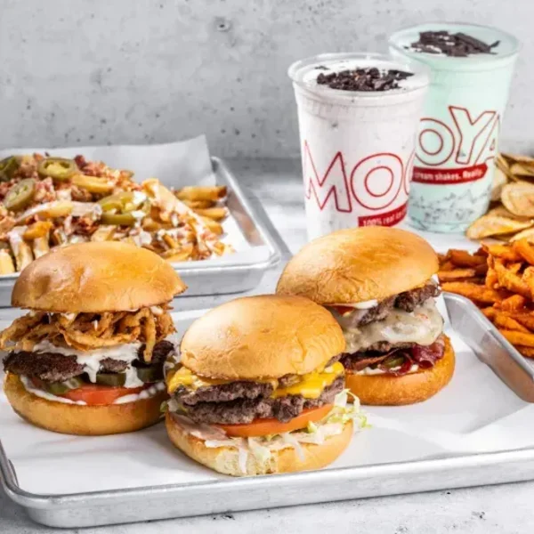 MOOYAH Burgers, Fries & Shakes menu preview